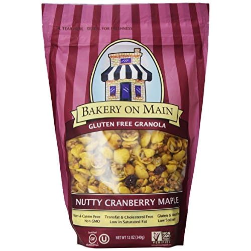 Bakery On Main Gluten Free Granola, Nutty Cranberry Maple, 12-Ounce Bags (Pack of 6) image